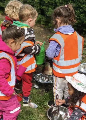 Forest Nursery Outdoor Learning Wild about Play Putney September Mud Kitchen Outdoor Imagination