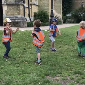 children dancing outdoor nursery forest school wap wild about play putney
