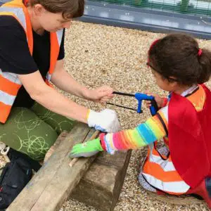 Tool Work Safety Wild about Play Outdoor Nursery Forest School Putney